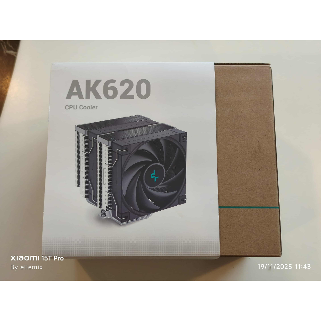CPU AIR COOLER (พัดลมซีพียู) DEEPCOOL AK620 ซิ้งค์มือสอง ครบกล่อง ใช้งานปกติ ประกันศูนย์ไทย