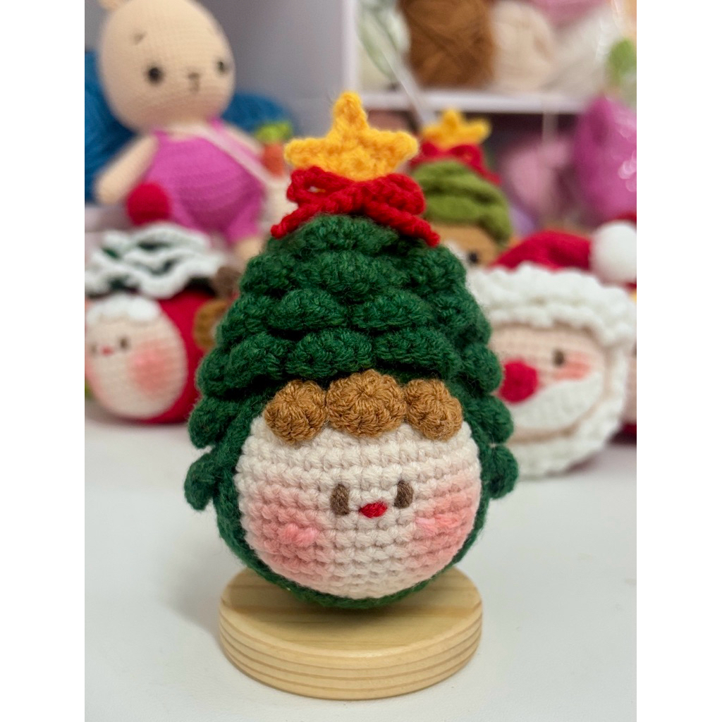 พวงกุญแจคริสต์มาส น้องเกี๊ยว