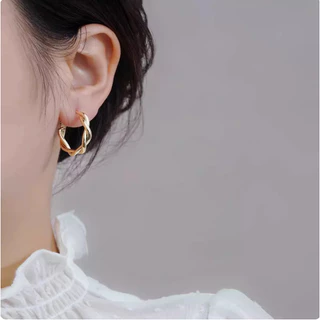 Colorfield ต่างหูบบบิดเกลียว แฟชั่น เรียบง่าย เข้ากับทุกการแต่งกาย สำหรับผู้หญิง เครื่องประดับแฟช-COD💖