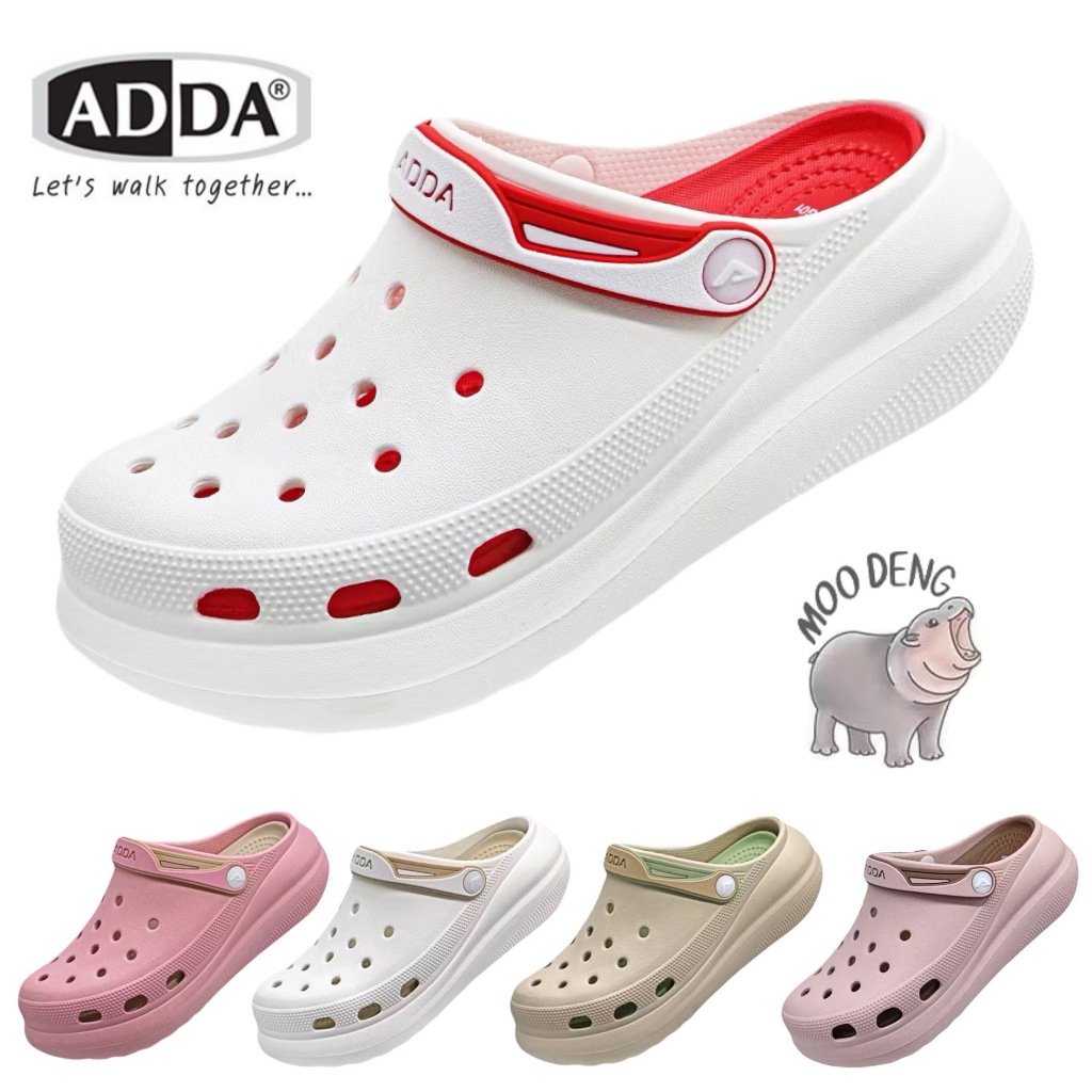 ADDA รองเท้าแตะ รองเท้าหัวโต สูง2.5นิ้ว รุ่น 59G01 ขนาด 4-7