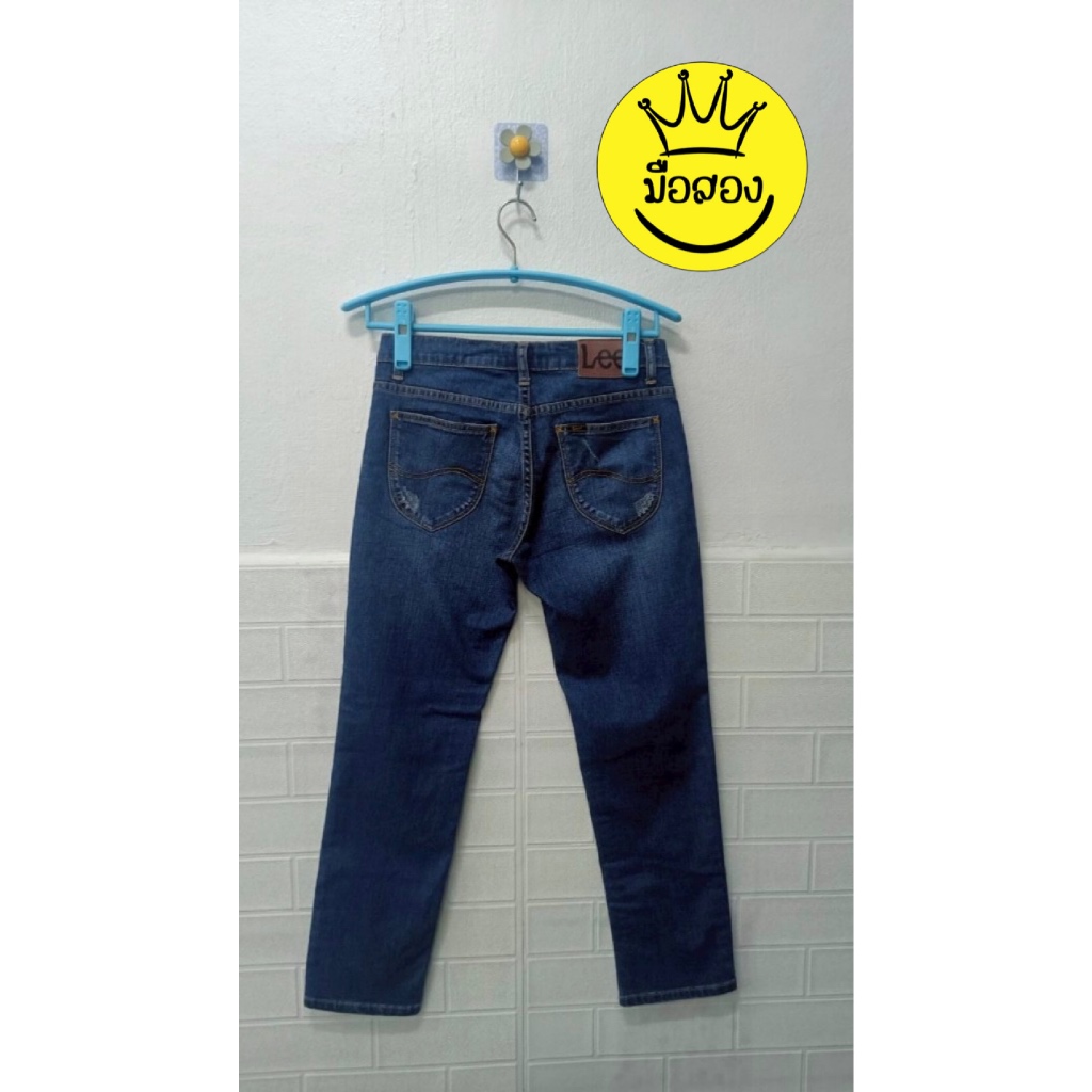 กางเกงยีนส์  (เด็กผู้ชาย) แบรนด์ LEE  สภาพ 100 % Size 12/150 CM. . ❗️(สั่งป้ายวงกลมต่างสี รบกวนสั่งค