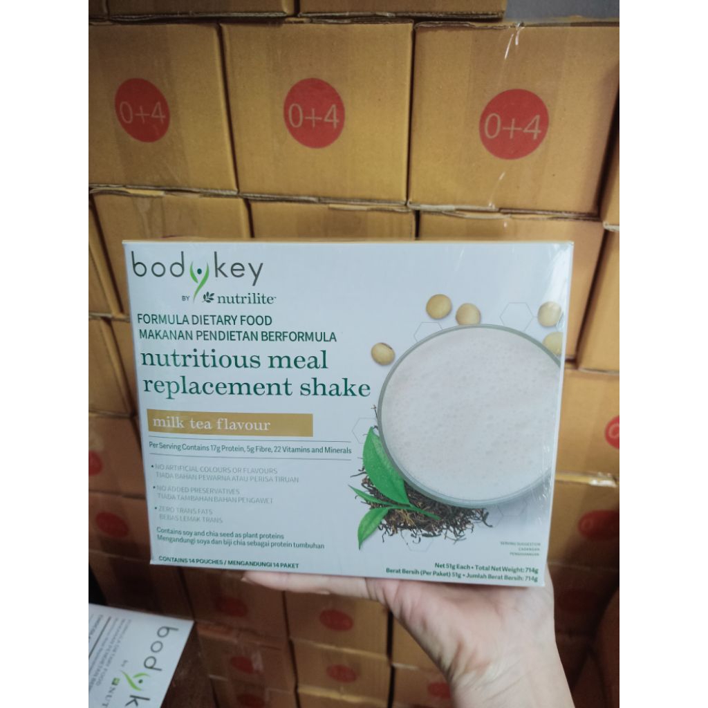 BodyKey รสชานม by Nutrilite Amway บอดี้คีย์ แอมเวย์ 1กล่อง14ซอง พร้อมส่ง