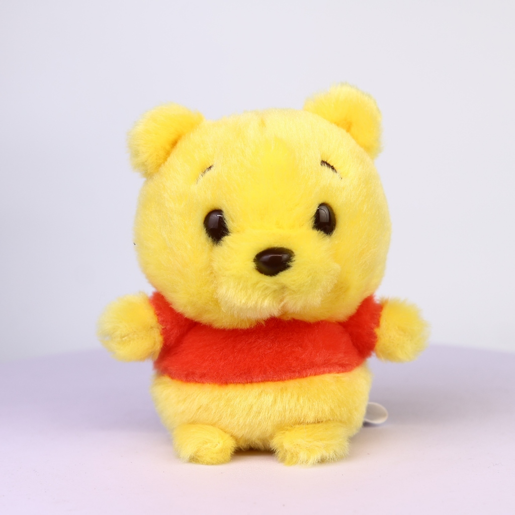 ตุ๊กตา หมีพูห์ Urupocha-chan (うるぽちゃちゃん) Disney Japan Plush 4.3 นิ้ว (11 ซม.) สไตล์ Kawaii ตาโต น่ารั