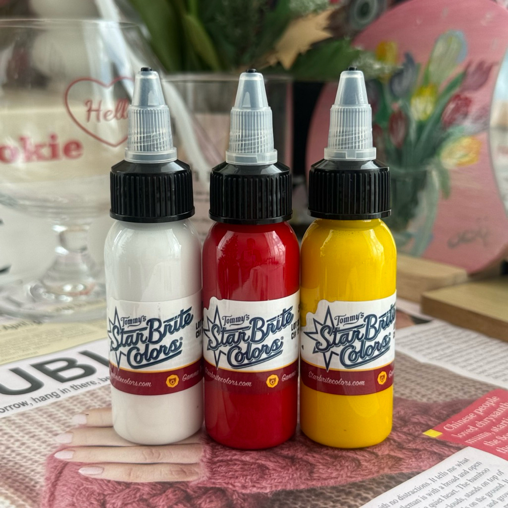 หมึกสัก StarBrite สีสักในตำนานที่ช่างสักรู้จัก ที่แท้ขนาด 15ml,1oz