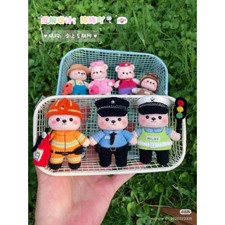 ม้วนแบ่งกรอ 10 กรัม ❤️ Tiny Udon ver.1 อุด้งจิ๋ว ไหมพรมอุด้งเส้นจิ๋ว 1 มิล เนื้อกำมะหยี่ขนสั้น Q.more