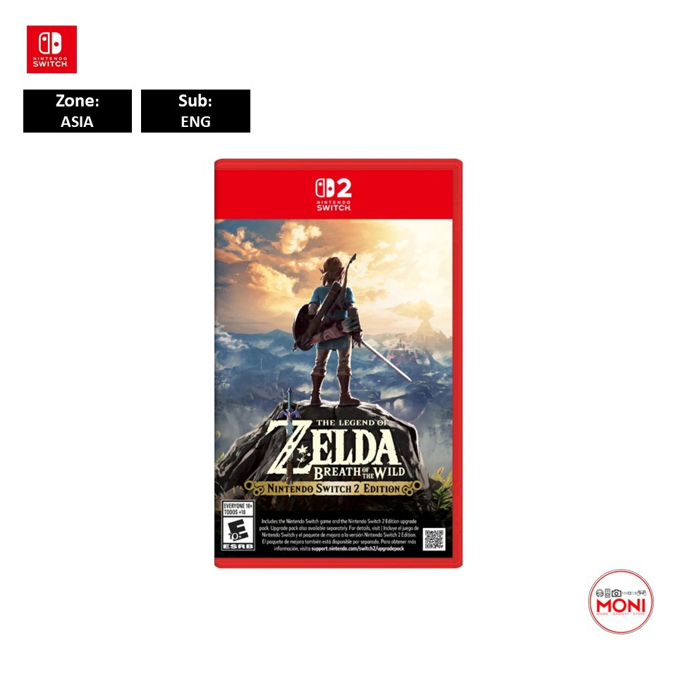 The Legend of Zelda Breath of the Wild (Asia) (EN) แผ่น Nintendo Switch 2 Games
