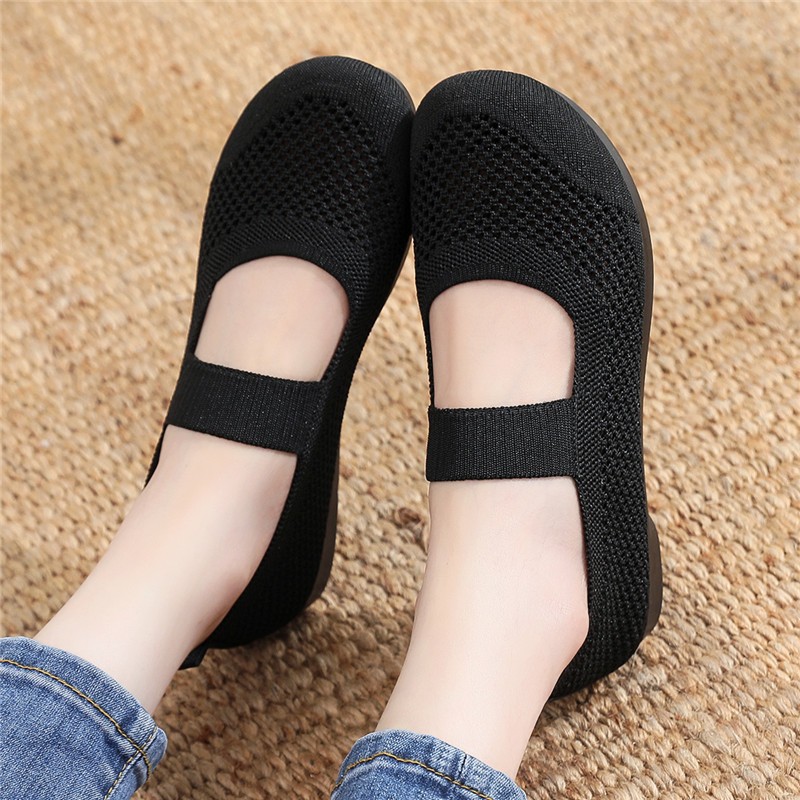 Walkon รองเท้าลำลองผู้หญิง จัดส่งตรงจากประเทศไทย พื้นรองเท้าสวมใส่สบาย ผสานเทคโนโลยีทนทานต่อการสึกหรอ สวมและถอดง่าย ดีไซ