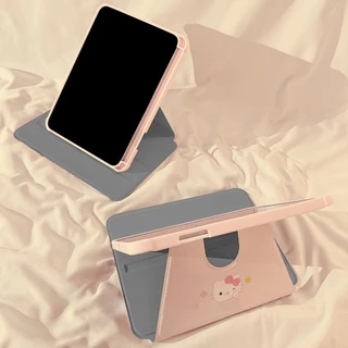 🚚พร้อมส่ง🚚เคส Samsung Galaxy Tab S9 FE S10+ S10 FE S8 Hellokitty มีที่ใส่ปากกา A9 S9 FE+ A9 S9 S7 FE