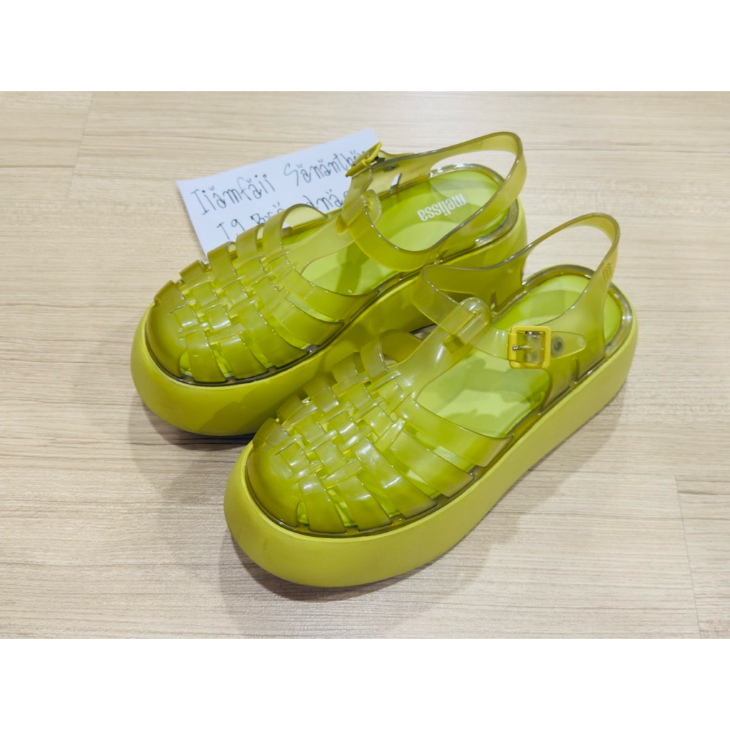 Used‼️🩴Melissa Size37/23Cm💚 ของแท้จากShop💯%