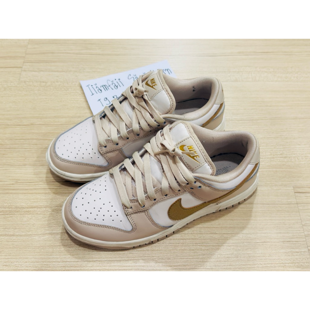 Used‼️👟 Nike DunkLow💛 Size4Uk/37.5/23.5Cm ของแท้จากShop💯%