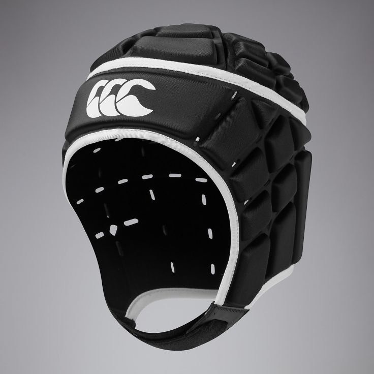 Headguard, Canterbury, CCC Core Headguard Black, Rugby Head Guard, Rugby Protection, หมวกรักบี้, หมว