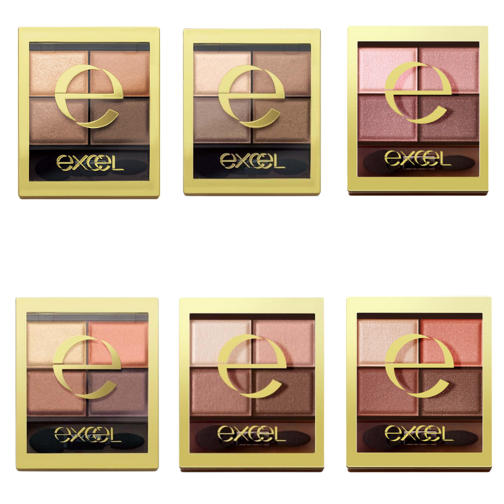 Excel Skinny Rich Shadow (SR03 / SR04 / SR05 / SR06 / SR10 / SR11) พาเลตต์ตาโทนน้ำตาลสุดฮิต