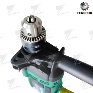 Tensfox สว่านกระแทก เจาะกระแทก สว่านไฟฟ้า 3 หุน 1380W สว่าน เจาะปูน เหล็ก ไม้ได้ ปรับสปีดได้ เปลี่ยนหัวได้ อุปกรณ์ใหม่
