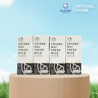 (108 กล่อง/ 3ลัง)สุดคุ้ม Chiangmai Freshmilk เชียงใหม่เฟรชมิลค์ นมUHT รสจืด 180มล. นมคุณภาพสูงล้านนา