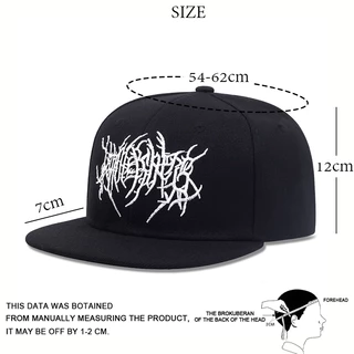 หมวกรถบรรทุกแฟชั่นสำหรับผู้ชาย หมวกเบสบอลโกธิกฤดูร้อนสุทธิ snapback หมวก sunvisor หมวกกอล์ฟกีฬา