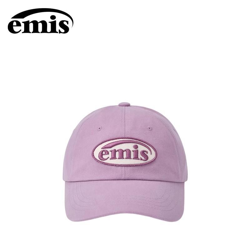 🇰🇷 EMIS🔥LANSHOP TONE ON TONE WAPPEN BALL CAP หมวกกันแดด/หมวกเกาหลี/ที่บังแดด 10Color🧢