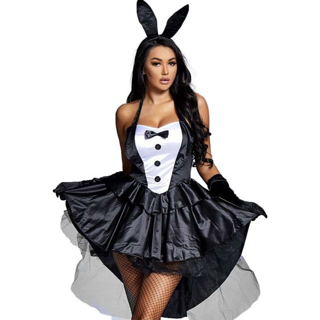 ชุดกระต่ายสาวเซ็กซี่ ชุดปาร์ตี้ Cosplay costume, sexy bunny girl party Costume Christmas bunny set b