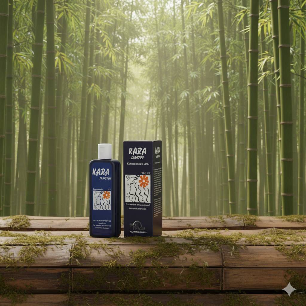 แชมพู KARA ค่าร่า Shampoo ขจัดรังแค ผมสวยหนังศรีษะสะอาด