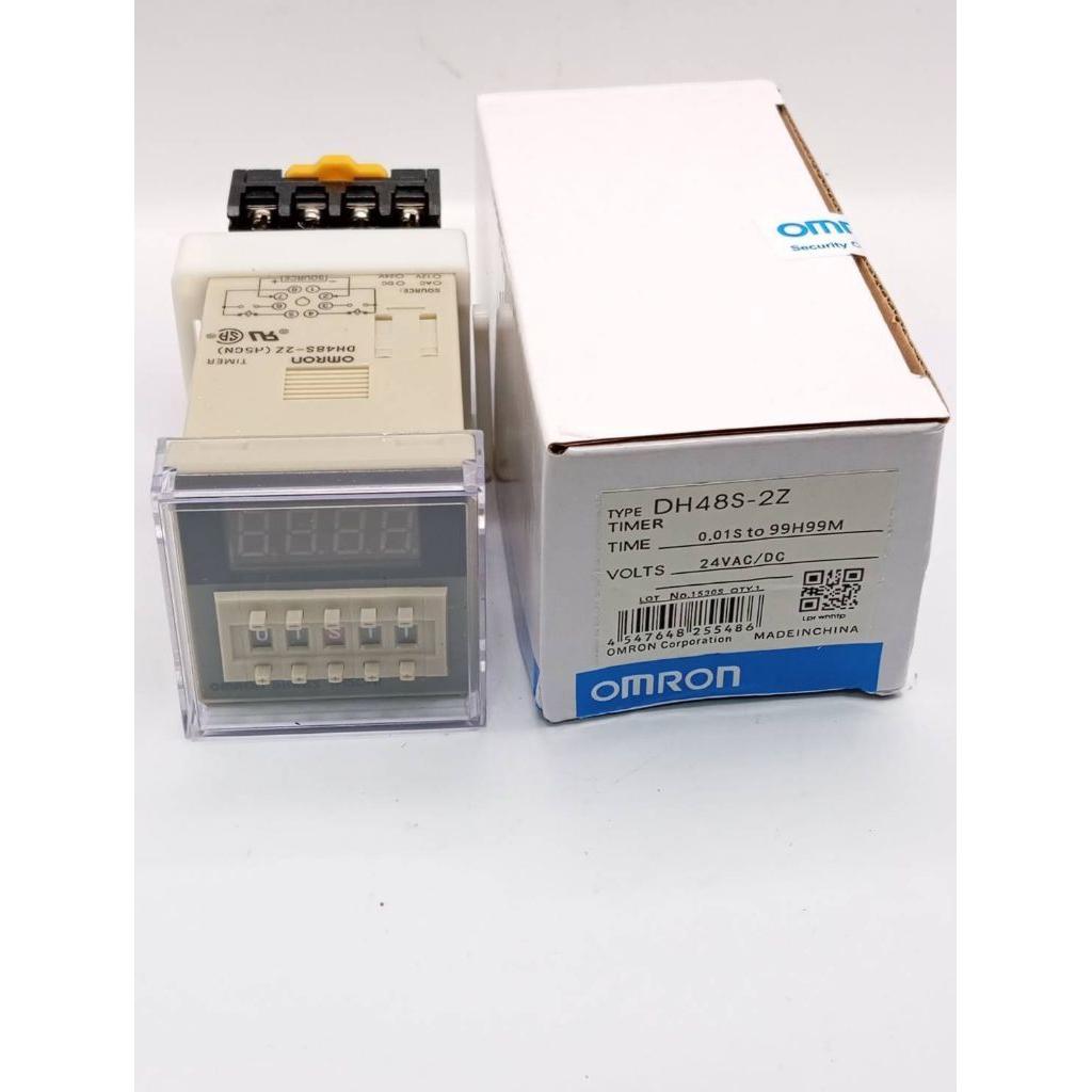 ไทม์เมอร์ DH48S-2Z เครื่องมือเวลาดิจิตอล Relay Switch 220V 12V 24V พร้อม Timer 0.01s-99H 99M