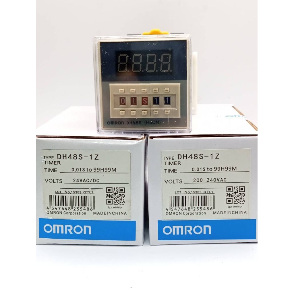 พร้อมส่ง DH48S-1Z. Timer Relayตั้งทั้งเวลา 0.01S-99H99M -50/60Hz 10A พร้อมซ็อกเก็ต 48*48*78mm. มีของพร้อมส่งในไทย.