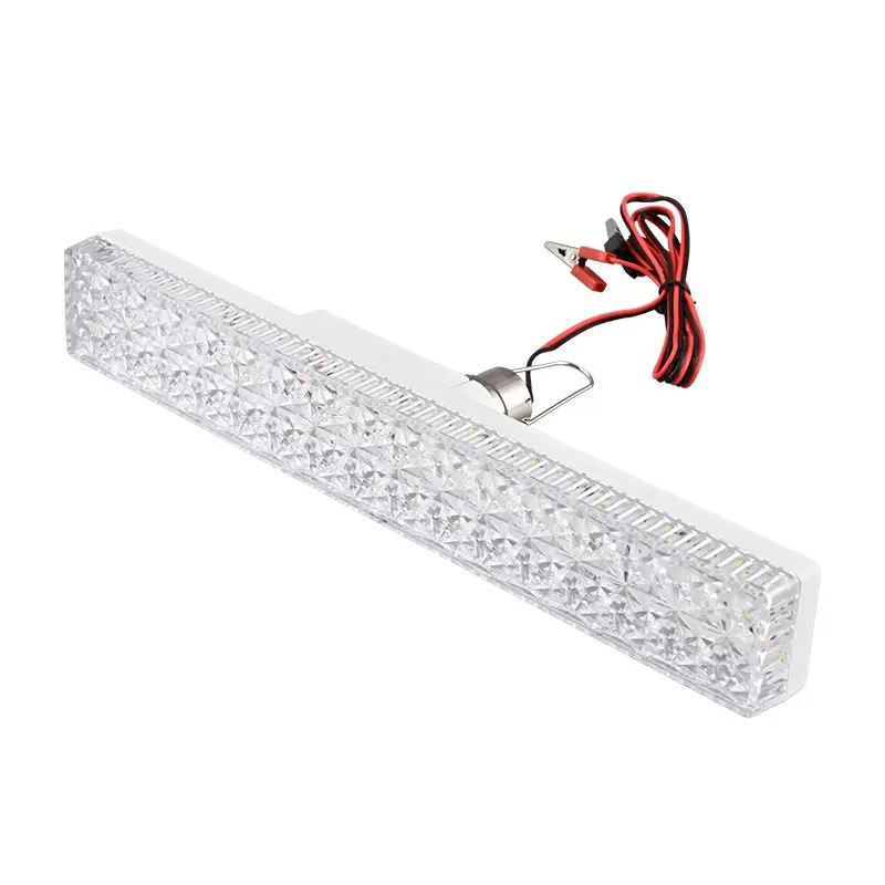 DC 12V LED LED 2แถวในตัว แสงสว่าง สีขาว 30CM 30W/ 60CM 60W
