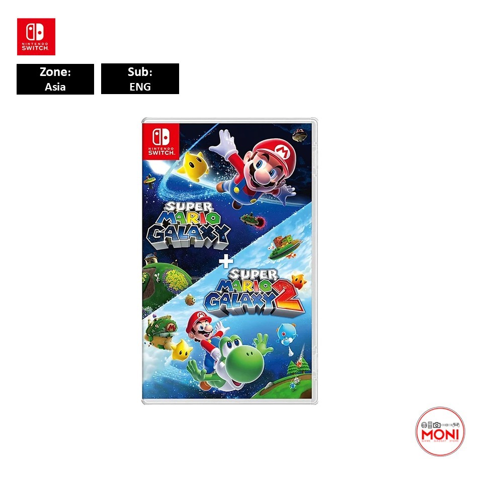 Super Mario Galaxy + Super Mario Galaxy 2 (Asia) (EN) แผ่น Nintendo Switch Games