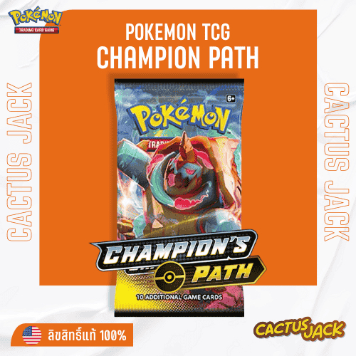 [Pokemon ENG][Booster Pack][x1pack(10cards)] Champions Path Visual Set BOOSTER PACK (การ์ดแท้ภาษาอัง