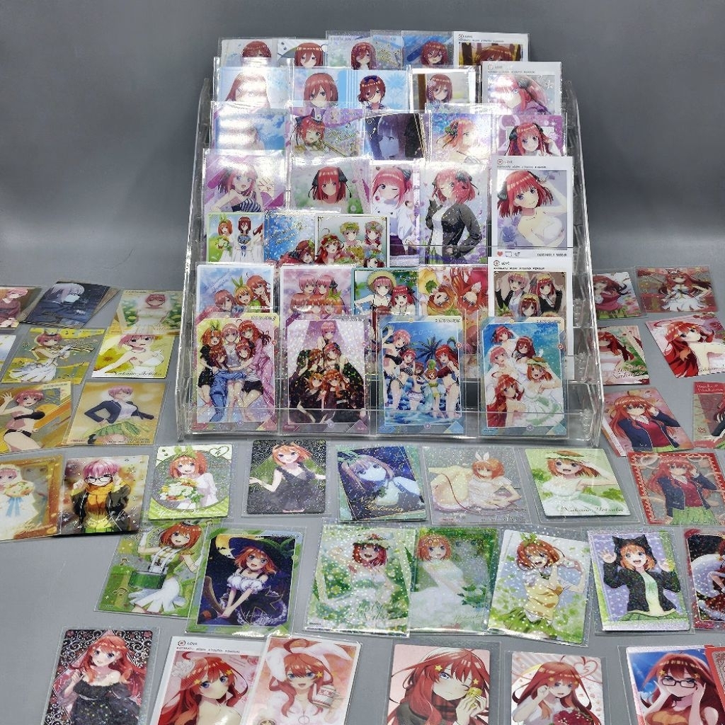 (คอลใหม่/แท้✅️) ของสะสม อนิเมะ การ์ดแฝด 5 Quintessential Quintuplets มิคุ อิตสึกิ โยตสึบะ อิจิกะ นิโนะ miku ichika nino