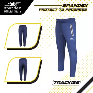 Spandex กางเกงสปอร์ตผ้าSpandexขายาว ผ้านุ่มมาก ใส่สบาย ยับยาก กระเป๋ามีซิป ลำลองกีฬา Trackies SS103