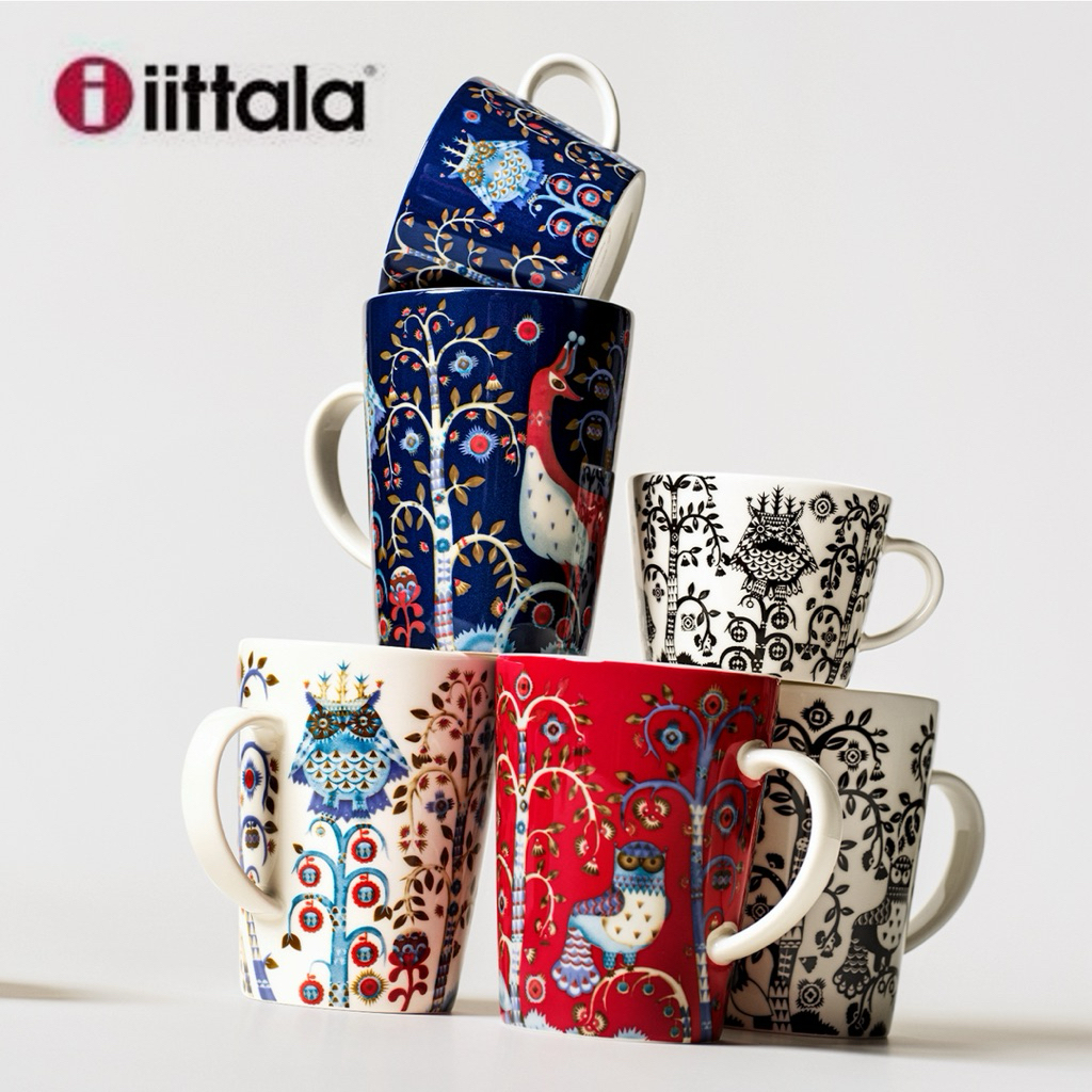 (ARABIA) Iittala Taika Mug White-0.4L