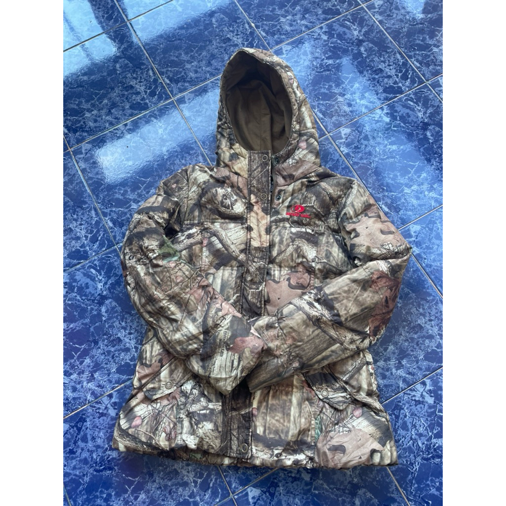 jacket mossy oak นวม ป่าไม้ลายพราง ปักแดง