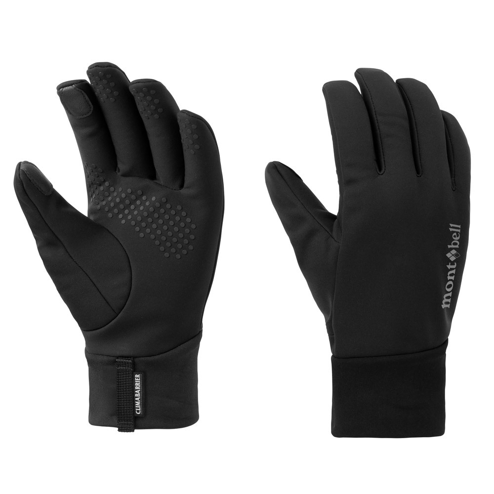 Montbell قفازات رجالية للشاشات اللمسية CLIMABARRIER Trekking