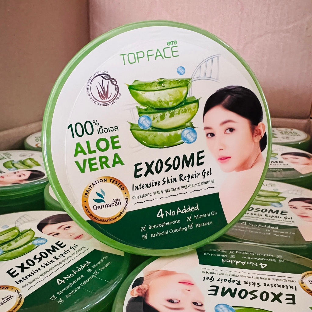 arraTOPFACE  ALOE VERA INTENSIVE SKIN REPAIR GEL ช่วยลดการอักเสบ ต่อต้านริ้วรอย และเสริมเกราะป้องกันผิวให้แข็งแรง รูปที่ 4