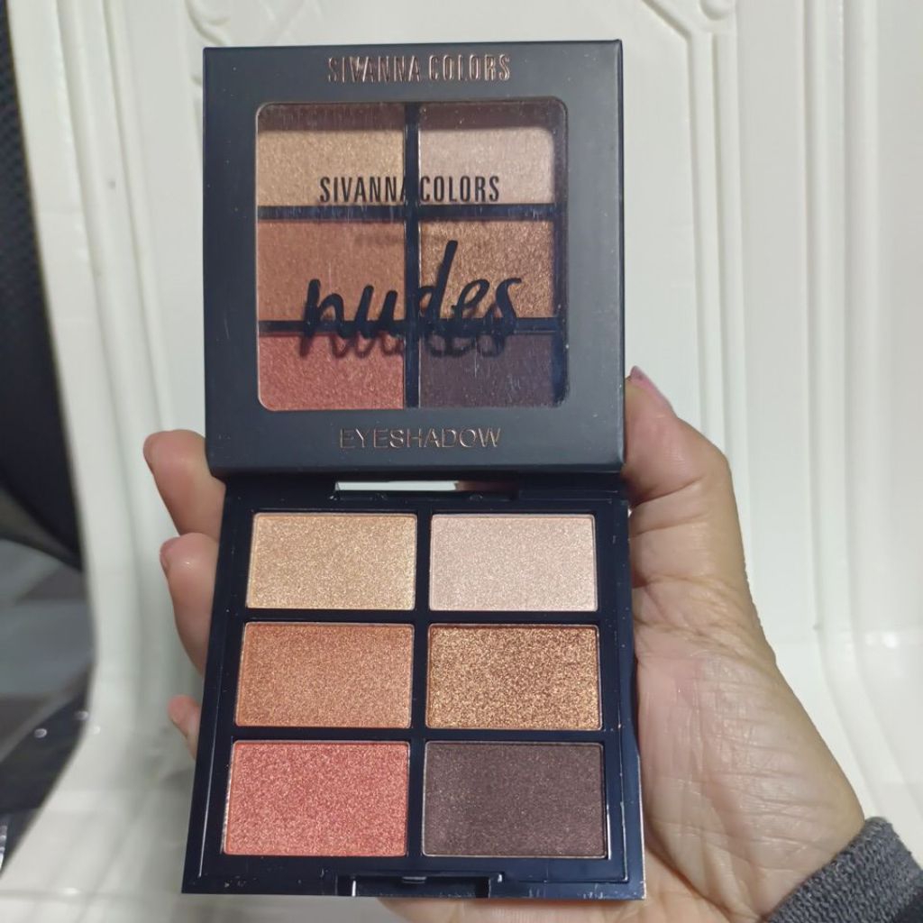 sivanna nudes สิวันนา คัลเลอร์ อายแชโดว์ นูดส์  มี6หลุม ทาตาเนื้อดีสีสวย เกลี่ยง่าย ติดทนนาน