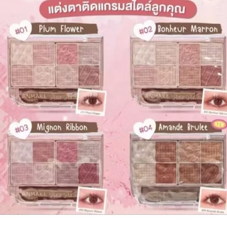 Canmake Petit Palette Eyes ซึ่งมีทั้งแบบเนื้อแมตต์และเนื้อกลิตเตอร์ (ของแท้​ พร้อมส่ง)