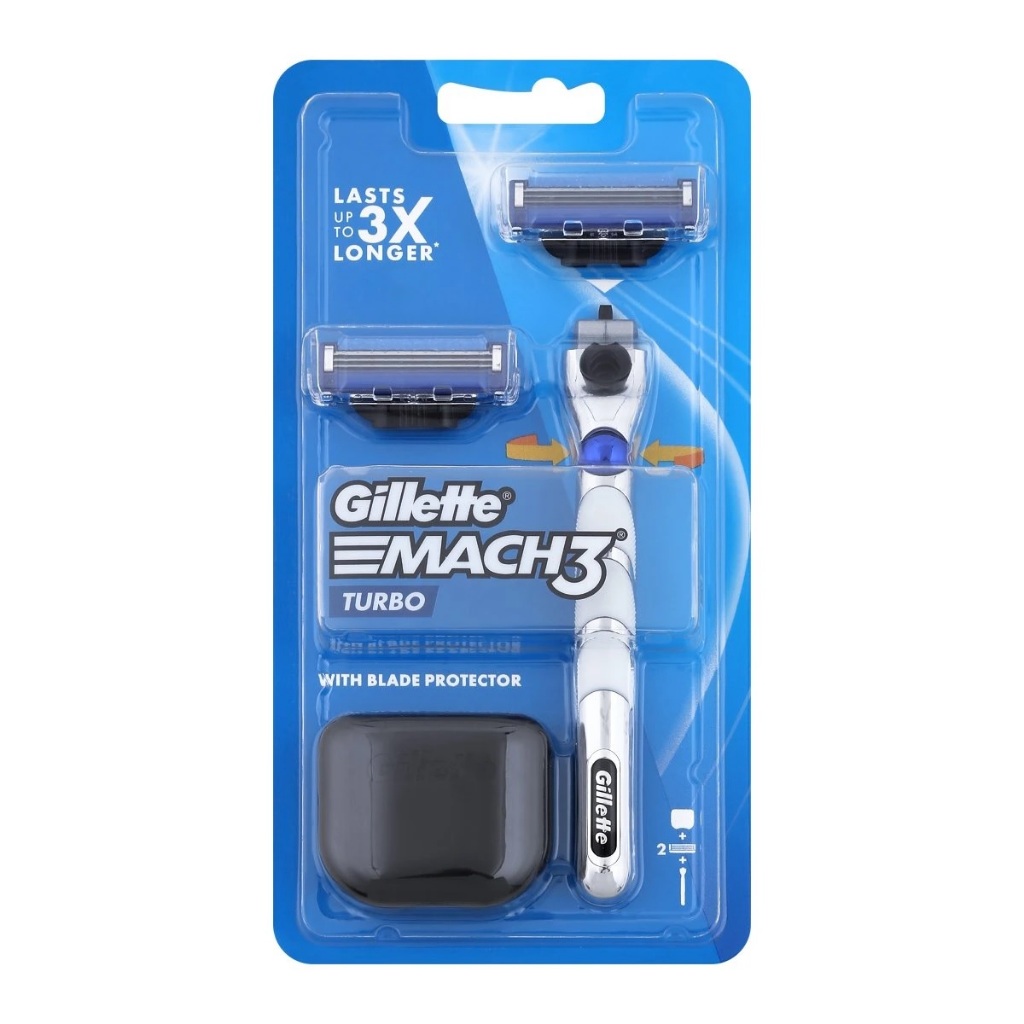 Gillette Mach3 Turbo ด้าม+ใบมีด