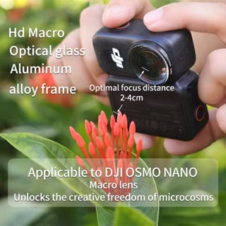 Macro Lens Filter for DJI OSMO Nano 10X HD Portrait Focus Le…