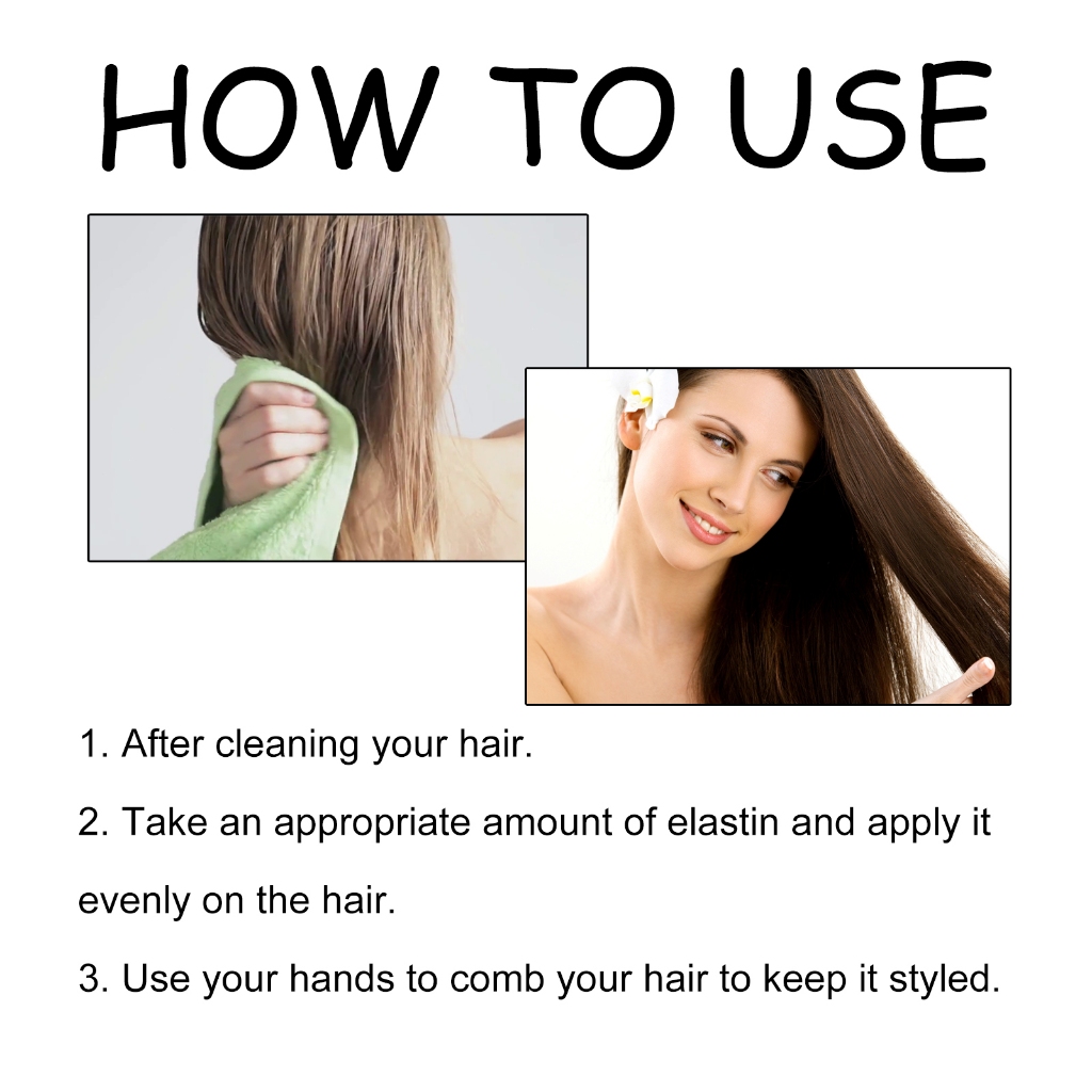 EELHOE ครีมจับลอนผม เซรั่ม จับลอนผม ให้ทำผมลอนสวย เงางาม และนุ่ม อย่างเป็นธรรมชาติ ปกป้องความร้อนจากการหน - รูปที่ 7