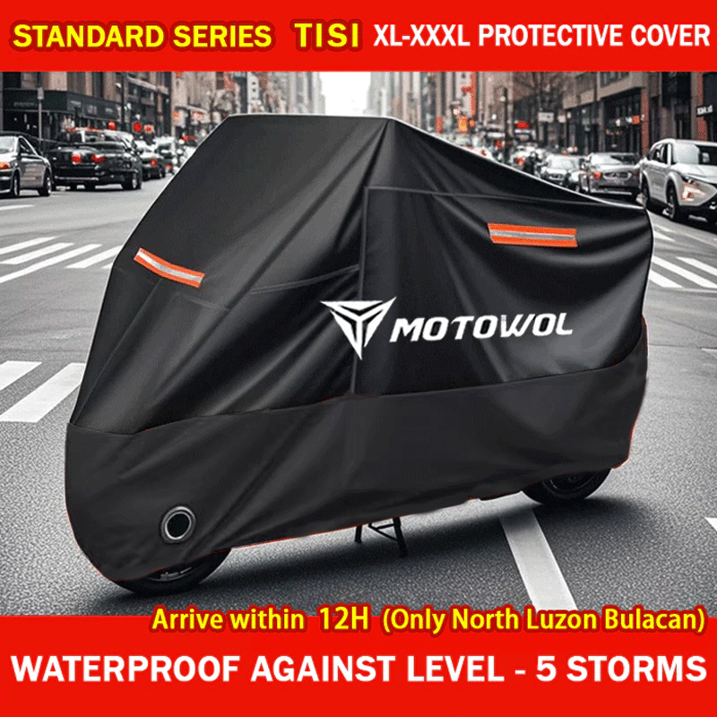 12Hจัดส่งภายใน ผ้าคลุมมอเตอร์ไซค์  ทนทานต่อการฉีกขาด ป้องกันการขูดขีด ขนาด ป้องกันน้ำ แสงแดด และฝุ่นไ