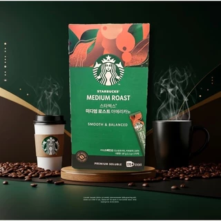 ส่งไว (1Stick) Starbucks Premium Soluble Instant Coffee กาแฟดำ สตาร์บัคส์ ชนิดชงพร้อมดื่ม