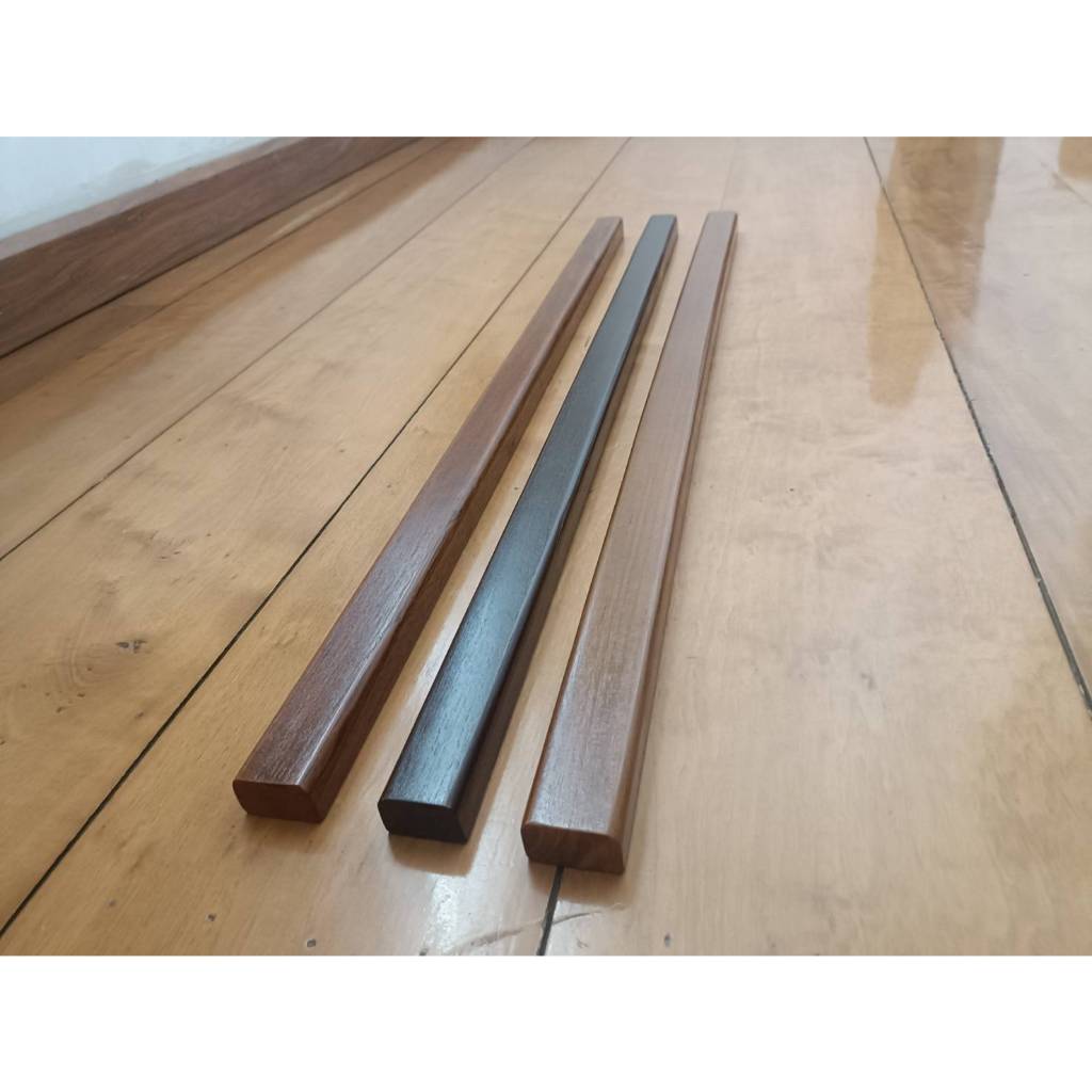 ไม้ธรณีประตูไม้สักเก่า เสริมดวงเสริมฮวงจุ้ย หน้า3.5cmหนา20mmยาว80cm-100cm
