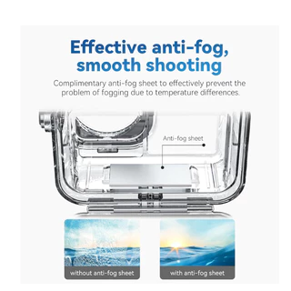 Telesin DJI Osmo Action 6 Waterproof Case with Anti-Fog เคสกันน้ำ