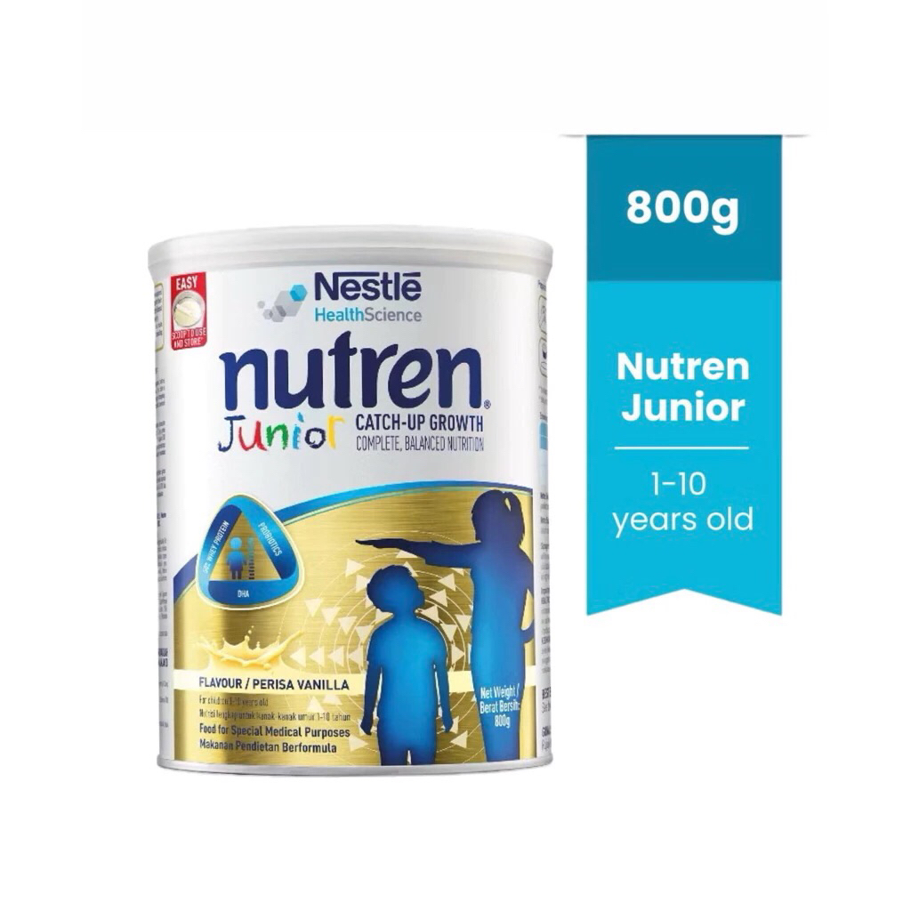 NUTREN Junior┃เนสท์เล่ นิวเทรน จูเนียร์ แคชอัพ Catch Up Growth Milk (800g)