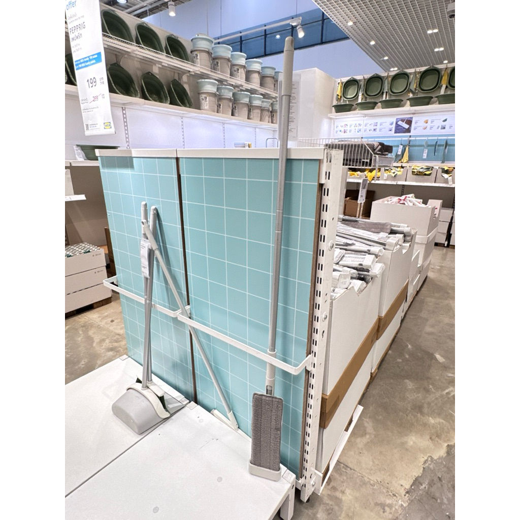 ไม้ถูพื้น IKEA ด้ามเหล็ก แข็งแรง ทนทาน