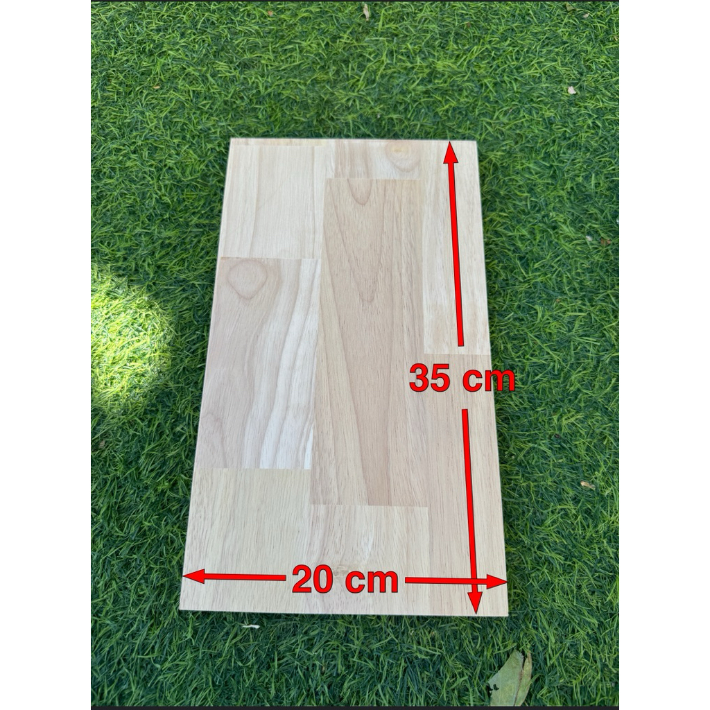 ไม้พาราประสานต่อตรง กว้าง20cmยาว20-40cm หนา16มิล 💥เกรดAAสวยไม่มีตาไม้ทั้ง2ด้าน💥 - รูปที่ 3