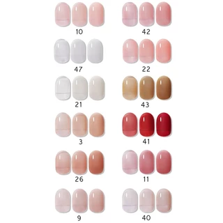 สีทาเล็บ สีทาเล็บเจล สีเล็บเจล GESATHEL 47สี UV/LEDสีเจล ยาทาเล็บเจล สีเจลทาเล็บ เล็บเจลแท้สวยๆ 15ml