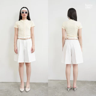 BEMYCHIC กางเกงขาสั้นสามส่วน เอวสูงรุ่น JOHNY SHORTS