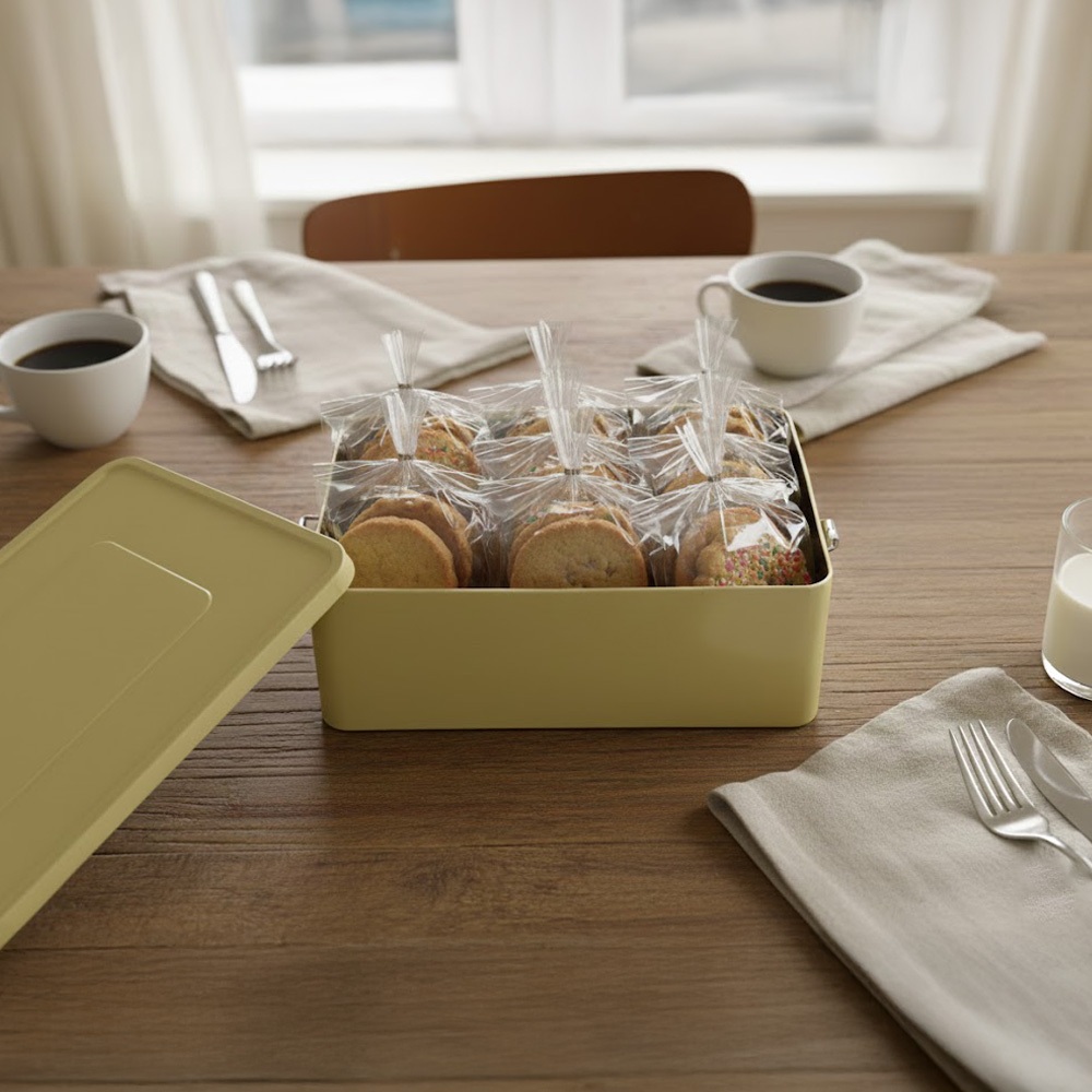 Vintage Tin Box กล่องอลูมิเนียมขนาดใหญ่ กล่องเหล็กขนาดใหญ่ คุณภาพดี เก็บเครื่องประดับและของใช้เครื่องเขียนหูพังสายชาร์จ - รูปที่ 5