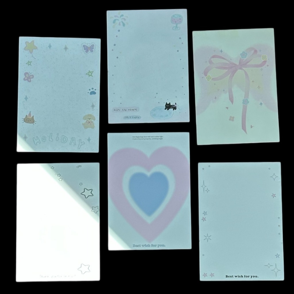 พร้อมส่ง🇹🇭 P002 การ์ด กระดาษรองสินค้า การ์ดรูปถ่าย กระดาษโชว์ จำนวน 5 แผ่นต่อ 1 แพ๊ค