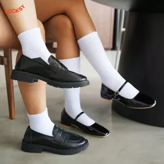 Socksy ถุงเท้านักเรียนทรงข้อยาว (แพ็คสุดคุ้ม 6 คู่) รุ่น BKJL